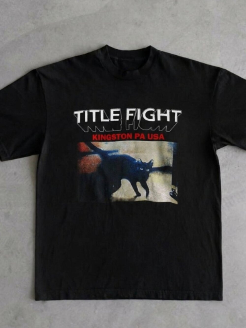 Title Fight Jump Cat band T-shirt